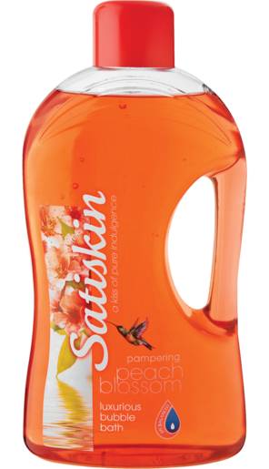 Satiskin Pampering Peach Blossom Luxurious Bubble Bath 2L